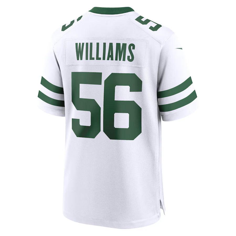 NY.Jets #56 Quincy Williams White Game Jersey Stitched American Football Jerseys