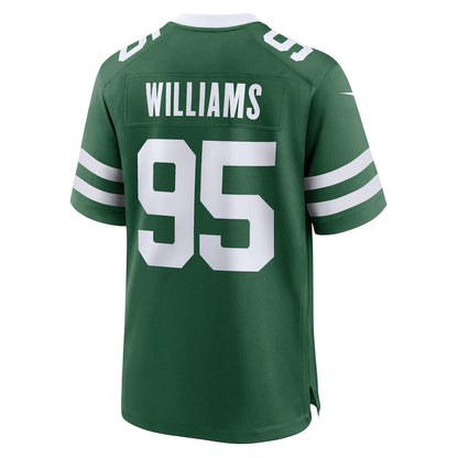 NY.Jets #95 Quinnen Williams Green Game Jersey Stitched American Football Jerseys