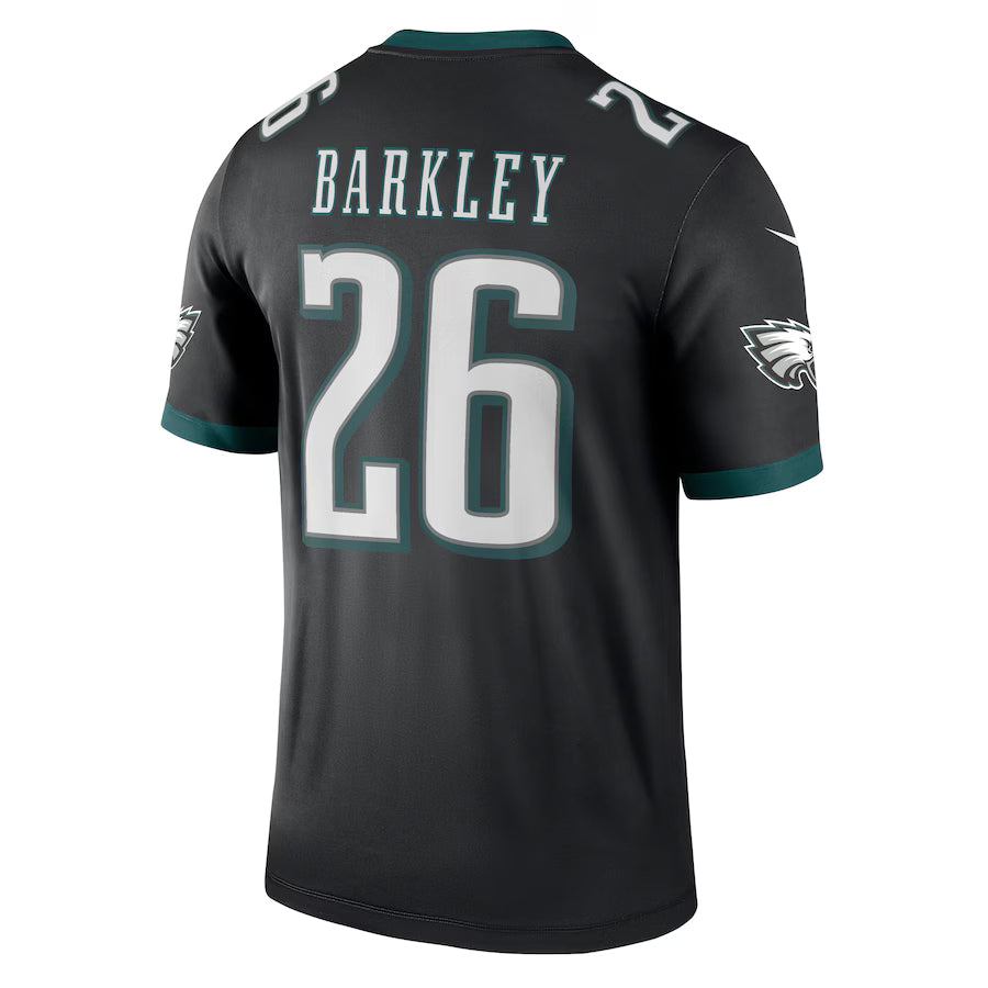 P.Eagles #26 Saquon Barkley Black Game Jersey Stitched American Football Jerseys