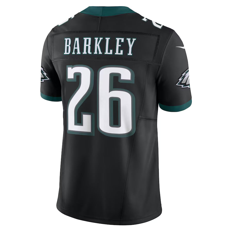 P.Eagles #26 Saquon Barkley  Black Vapor F.U.S.E. Limited Jersey Stitched American Football Jerseys