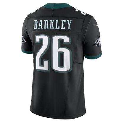 P.Eagles #26 Saquon Barkley  Black Vapor F.U.S.E. Limited Jersey Stitched American Football Jerseys