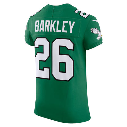 P.Eagles #26 Saquon Barkley Kelly Green Vapor F.U.S.E. Limited Jersey Stitched American Football Jerseys