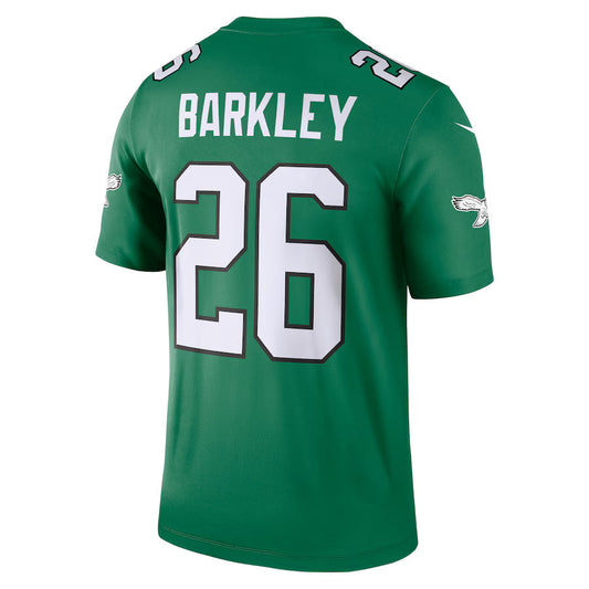 P.Eagles #26 Saquon Barkley Kelly Green Game Jersey Stitched American Football Jerseys