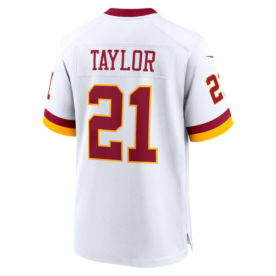 W.Commanders #21 Sean Taylor White Game Jersey Stitched American Football Jerseys