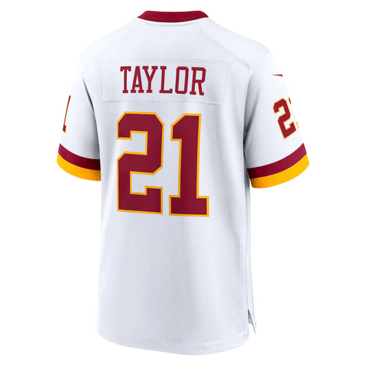 W.Commanders #21 Sean Taylor White Game Jersey Stitched American Football Jerseys