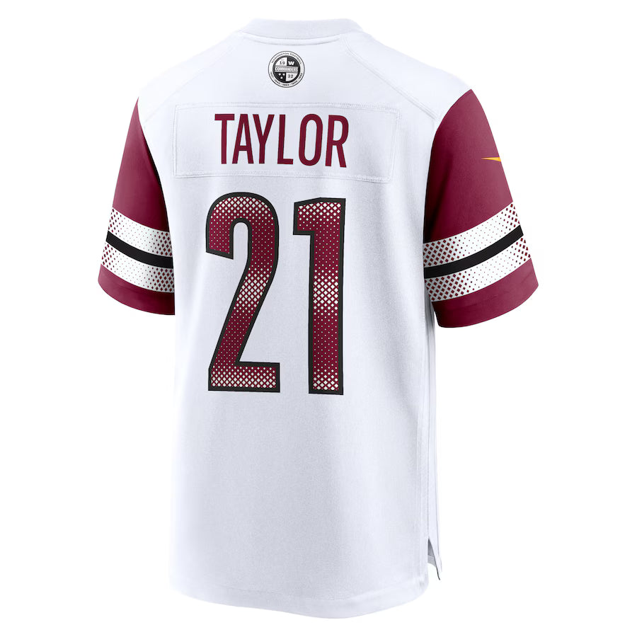 W.Commanders #21 Sean Taylor White Game Jersey Stitched American Football Jerseys