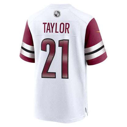W.Commanders #21 Sean Taylor White Game Jersey Stitched American Football Jerseys