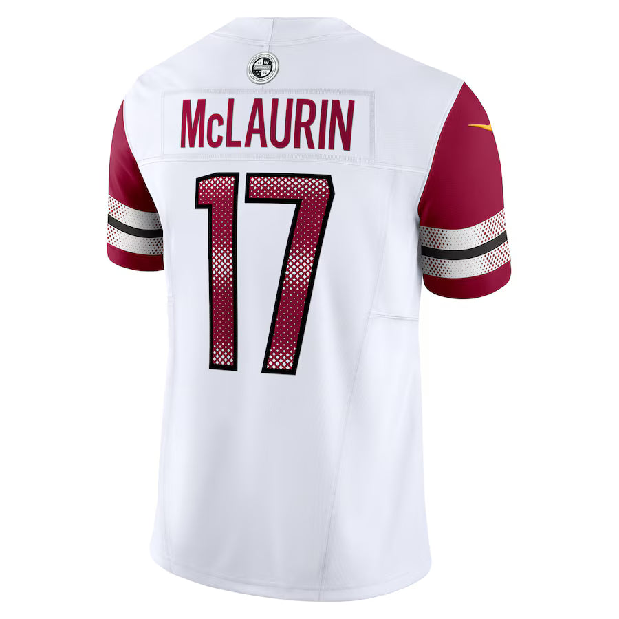 W.Commanders #17 Terry McLaurin White Vapor F.U.S.E. Limited Jersey Stitched American Football Jerseys