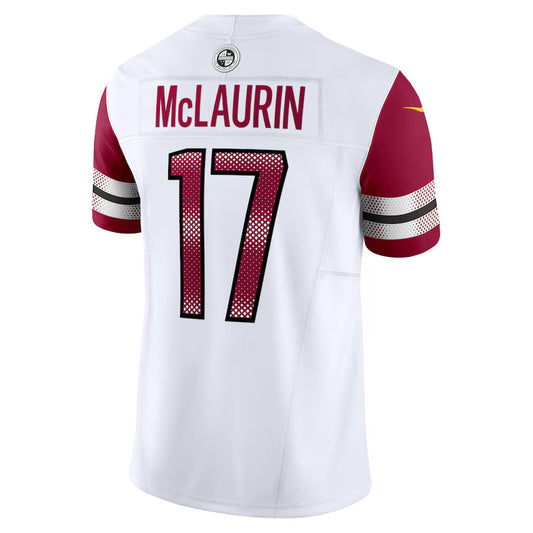 W.Commanders #17 Terry McLaurin White Vapor F.U.S.E. Limited Jersey Stitched American Football Jerseys