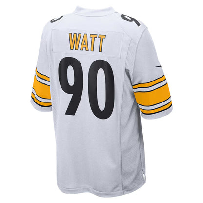 P.Steelers #90 T.J. Watt White Game Jersey Stitched American Football Jerseys