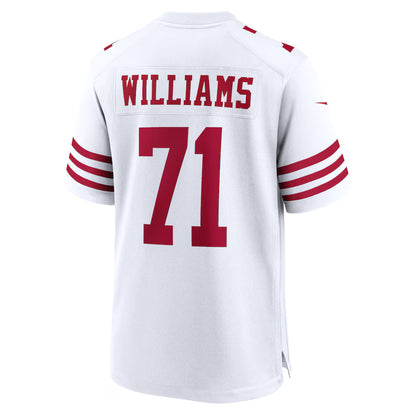 SF.49ers #71 Trent Williams White Game Jersey Stitched American Football Jerseys