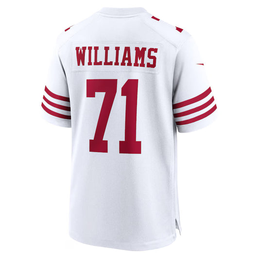 SF.49ers #71 Trent Williams White Game Jersey Stitched American Football Jerseys