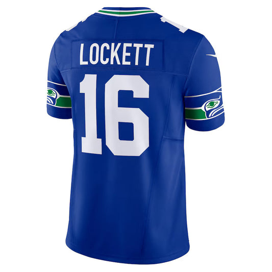 S.Seahawks #16 Tyler Lockett College Royal Vapor F.U.S.E. Limited Jersey Stitched American Football Jerseys
