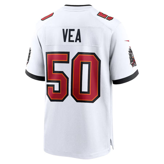 TB.Buccaneers #50 Vita Vea White Game Jersey Stitched American Football Jerseys