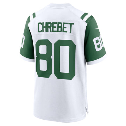 NY.Jets #80 Wayne Chrebet White Game Jersey Stitched American Football Jerseys