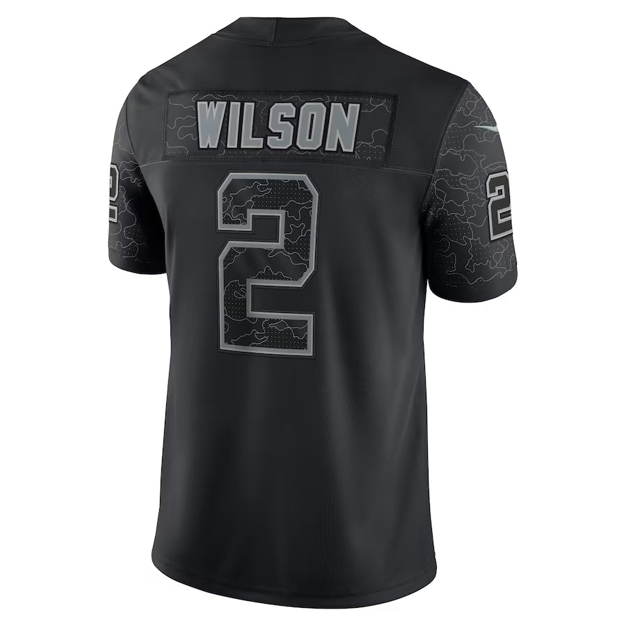 NY.Jets #2 Zach Wilson Black Vapor F.U.S.E. Limited Jersey Stitched American Football Jerseys