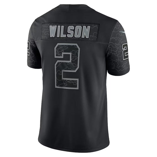 NY.Jets #2 Zach Wilson Black Vapor F.U.S.E. Limited Jersey Stitched American Football Jerseys