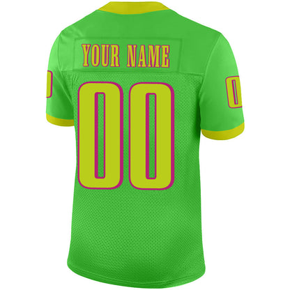 Custom P.Eagles Stitched American Football Jerseys Personalize Birthday Gifts Green Jersey