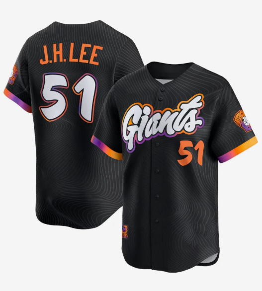 San Francisco Giants #51 Jung Hoo Lee Black 2025 City Connect Limited Baseball Jersey
